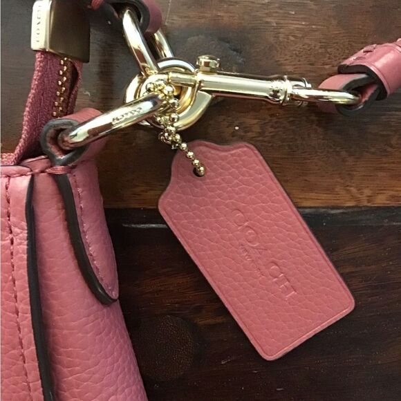 Coach New York Turnlock Leather Hobo Bag - Picture 6 of 10